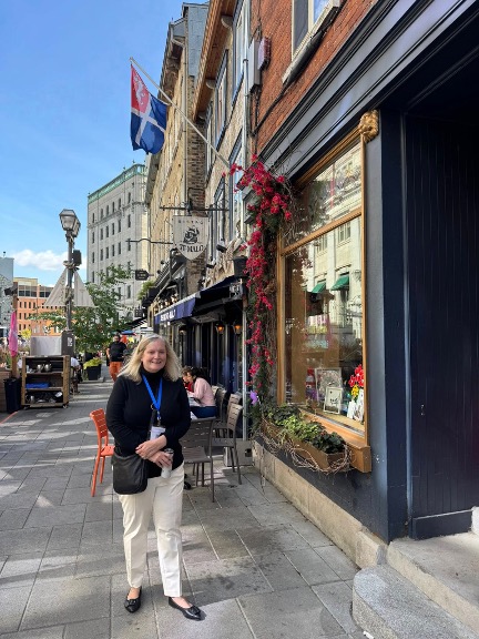 Dr Malouin in Quebec City on a city tour